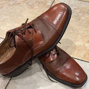 Giorgio Brutini Two Tone Design Leather Dressing Shoe size 11 D